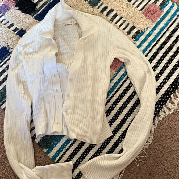 Meshki small cream button down - Picture 2 of 8